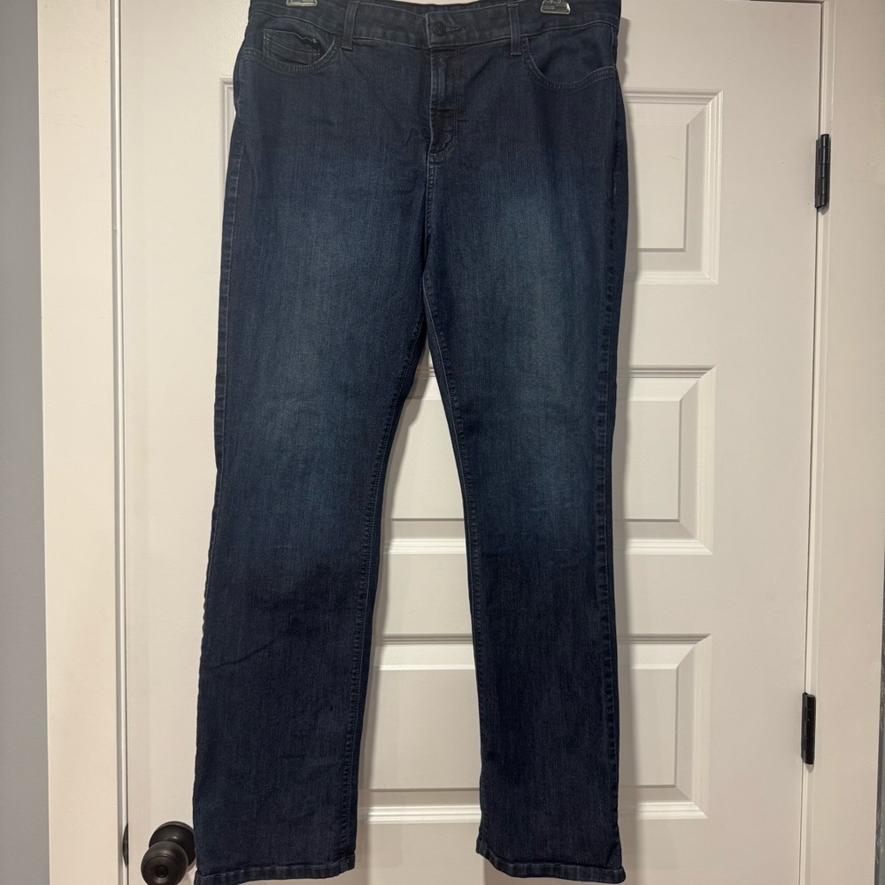 NYDJ Dark Indigo Denim Jeans - Picture 2 of 8